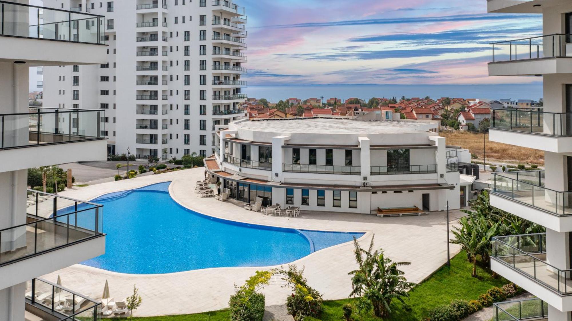 Sophia Pool Apartments In Caesar Blue Resort, Fixed Lunch Till 3Pm, Gym, Swimming Pools, Sauna, Hammam, Kids' Club Available Perivolia tou Trikomou Exteriör bild